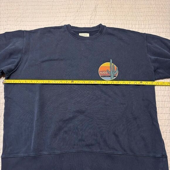 Nudie Jeans Lukas Cactus Crewneck Mens XL Long Sleeve Terry Crew - Picture 4 of 12